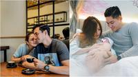 Donna Agnesia dan Darius Sinathrya (kiri). Franda dan Samuel Zylgwyn (kanan). (Sumber: Instagram/darius_sinathrya/frandaaa87)