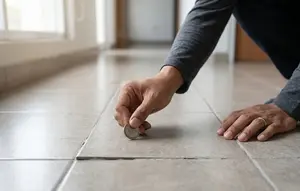 Trik Mengetuk Lantai dengan Koin untuk Menemukan Keramik yang Mulai Kopong, Mudah dan Praktis