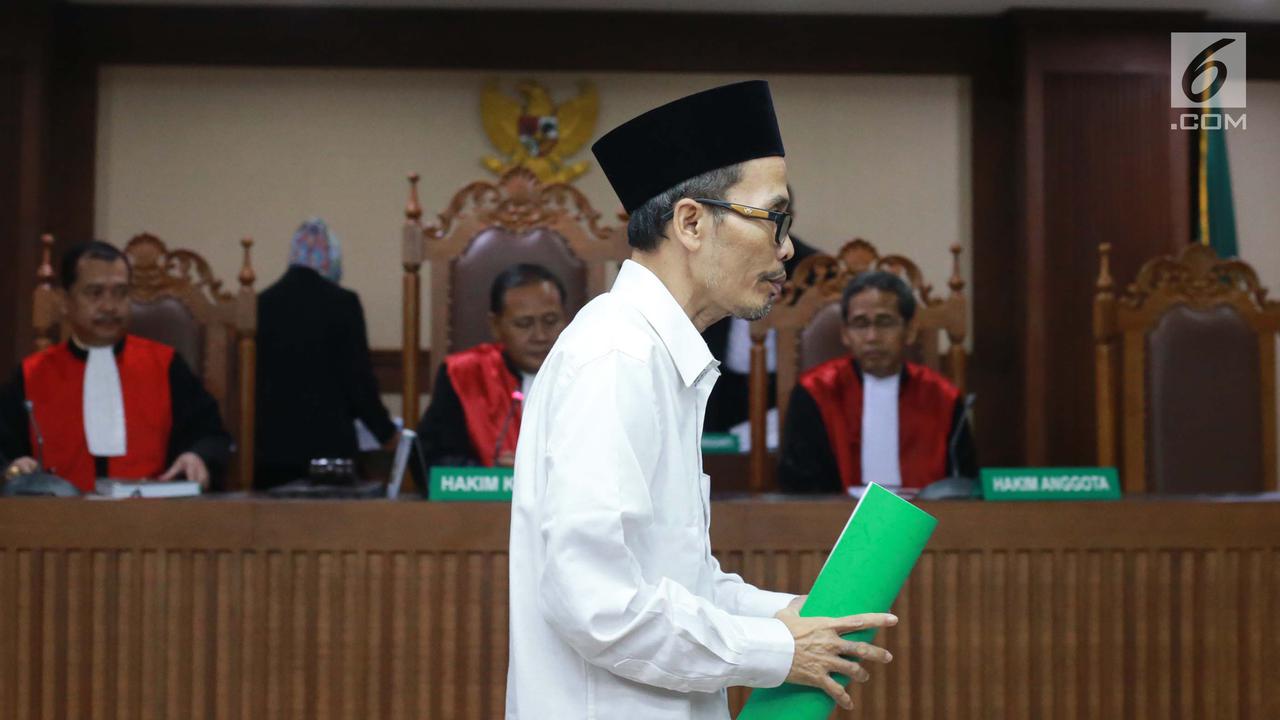 Tersangkut Kasus Rommy, Kakanwil Kemenag Gresik Jalani Sidang Dakwaan