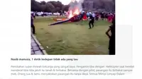 Video kecelakaan helikopter yang beredar di WhatsApp diduga membakar pengantin. Hoaks atau fakta?&nbsp;