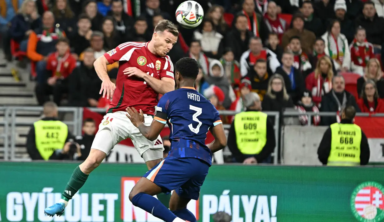 Tidak ada tambahan gol di sisa waktu pertandingan. (Attila KISBENEDEK/AFP)