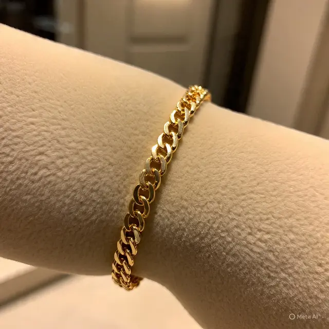 Model Gelang Rantai Emas London Terbaru