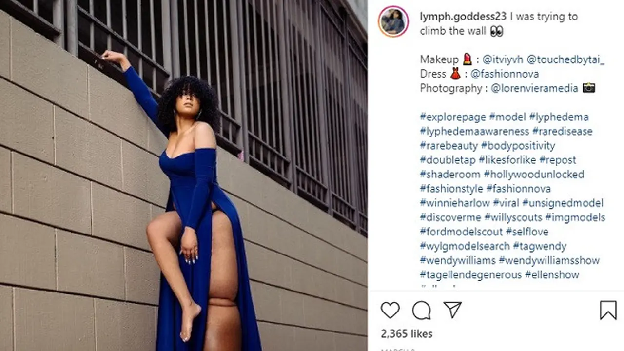 Tangkapan Layar Instagram Mahogany Geter, lymph.goddess23