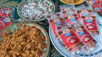 Gula Puan menjadi salah satu cemilan para bangsawan dari Kesultanan Palembang Darussalam, yang kini terus dilestarikan (Liputan6.com / Nefri Inge)