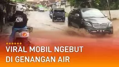 Berkendaralah secara perlahan, supaya air genangan kotor tak menyiram orang sekitar.
