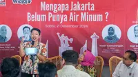 Francine Widjojo PSI Harap PAM Jaya Tunda Kenaikan Tarif Air