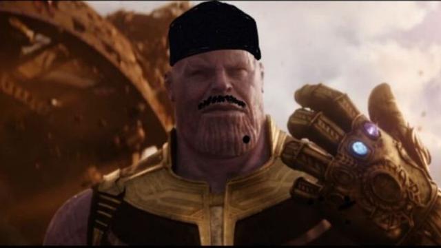 Meme Thanos dijamin bikin kalian ngakak (brilio/foto: Twitter/@arfisulthani)