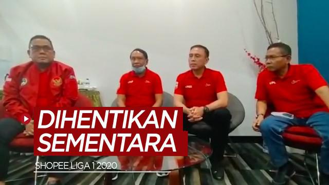 Berita video Menpora dan PSSI sepakat untuk menghentikan sementara penyelenggaraan Shopee Liga 1 2020, begitu juga dengan Liga 2 musim ini.