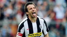 1. Alessandro Del Piero - Mantan penyerang Timnas Italia ini adalah pemain yang sangat loyal dengan Juventus. Selain itu ia juga tercatat sebagai pencetak gol terbanyak sepanjang sejarah klub dengan koleksi 270 gol. (FP/Giuseppe Cacace)