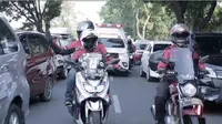 Komunitas dilaramg mengawal ambulans