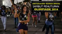 Video warga Brasil latihan untuk penutupan Olimpiade Rio 2016 yang di laksanakan pada tanggal Senin (22/8/2016) pagi WIB, di Estadio Maracana.