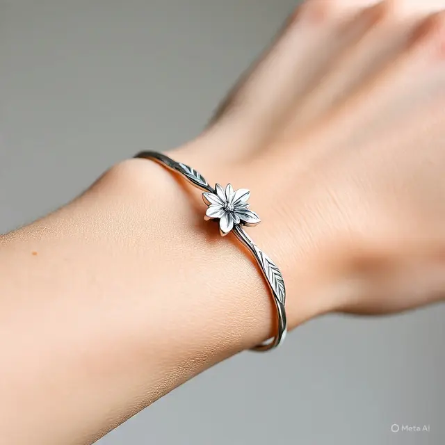 Model Gelang Tangan Perak Wanita