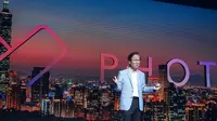 Chairman Asus Jonney Shih di peluncuran Asus Zenfone 4 di Next TV Studio Taiwan. Liputan6.com/Agustin Setyo Wardani