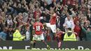Wonderkid MU, Anthony Martial, memiliki kenangan manis saat berjumpa Liverpool. Striker Prancis itu sukses mencetak gol saat debutnya di Liga Inggris melawan The Reds. (AFP/Oli Scarff)