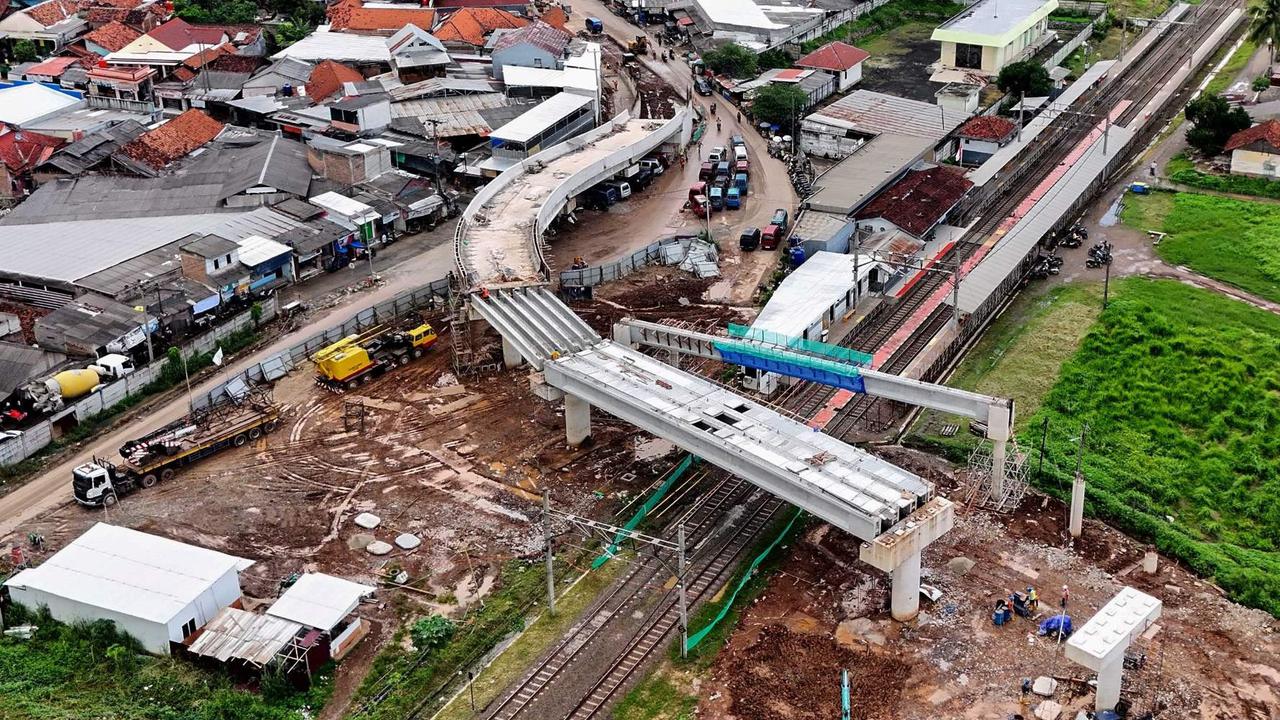 FOTO: Progres Terkini Pembangunan Jalan Layang Tenjo Penghubung Bogor-Tangerang