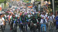 Menpora kembali ikut bersepeda di Gowes Pesona Nusantara, kali ini di Rangkasbitung (istimewa)