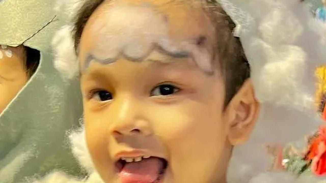 Potret Gala Sky Sudah Tidak Nangis Lagi di Potong Rambut