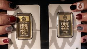 Harga Emas Antam Merosot Tajam Rp35.000 Hari Ini