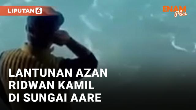 Ridwan Kamil Lantunkan Azan di Tepi Sungai Aare