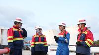 Badan Pengatur Hilir Minyak dan Gas Bumi (BPH Migas) mengunjungi Integrated Terminal (IT) Bitung, Sulawesi Utara, Minggu (22/9/2024). (Foto: Istimewa)