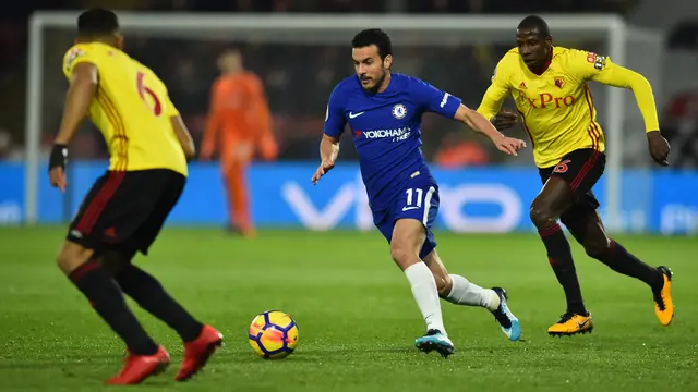 Diganjar Kartu Merah, Chelsea Kalah Telak Atas Watford