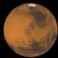 Penampakan awan di Planet Mars (NASA)