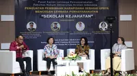 Diskusi Penguatan Pembinaan Narapidana sebagai Upaya Mencegah Lembaga Pemasyarakatan Sekolah Kejahatan yang digelar di Kampus UKI Jakarta. (Istimewa)