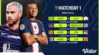 Link Live Streaming Ligue 1 Pekan Kedua Mulai 13 - 15 Agustus 2022 di Vidio : PSG Vs Montpellier