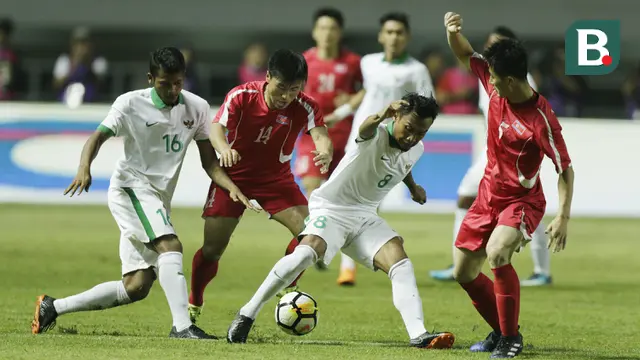 PSSI Anniversary Cup 2018 : Indonesia Vs Korea Utara