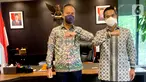 Menteri Perindustrian Agus Gumiwang Kartasasmita dan Calon Ketua
Umum Kadin Anindya N. Bakrie foto bersama di kantor Kemenperin, Jakarta, Selasa (05/4/2021). Agus Gumiwang mengatakan Anindya Bakrie memiliki jiwa kepemimpinan yang matang dan memahami organisasi secara utuh. (Liputan6.com/HO/Alwi)