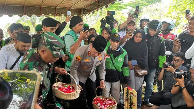 pemakaman affan kurniawan (Liputan6.com/Winda Nelfira)