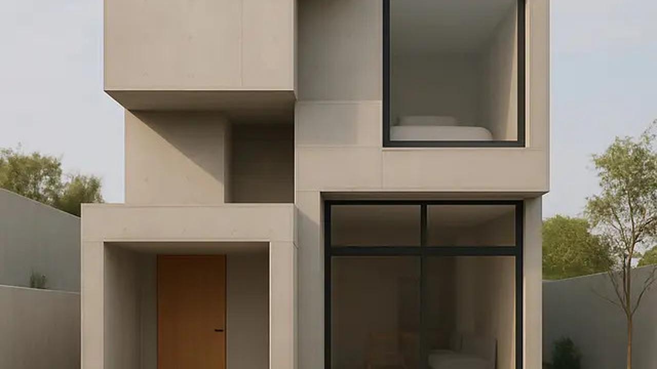 6 Model Rumah Brutalism Minimalis Tren 2025, Maksimalkan Luas Lahan Agar Tetap Estetik