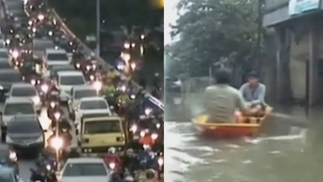 (Lip6 Siang) Banjir-Macet