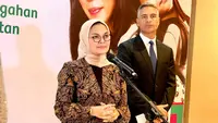 Kepala BPOM Penny K. Lukito, mengatakan bahwa vaksin Nusagard memiliki efektivitas hampir 100 persen dan efek sampingnya ringan (2/8/2023) Foto: Ade Nasihudin/Liputan6.com.