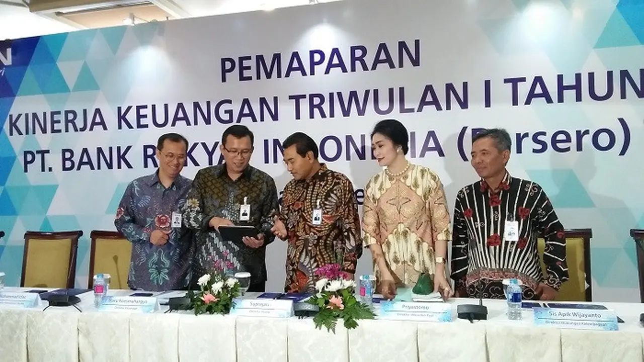 Paparan Kinerja Keuangan Kuartal I-2018 Bank BRI (Dok Foto: Merdeka.com/Dwi Aditya Putra)