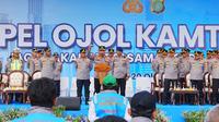 Kapolri mengajak pengemudi ojek online jaga kamtibmas. (istimewa)