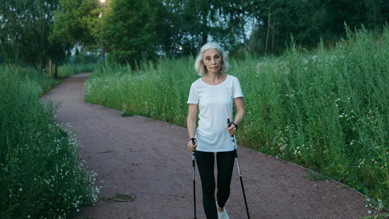 Ilustrasi Nordic Walking