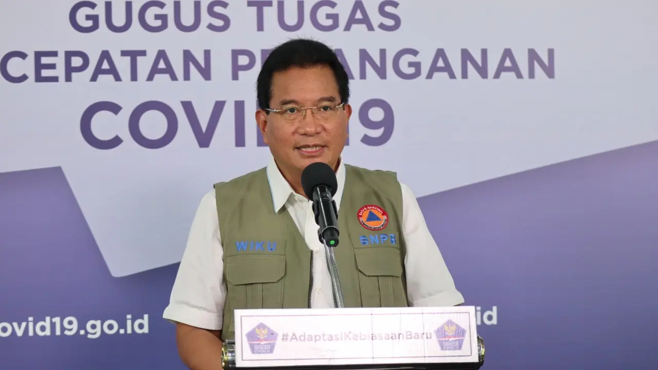 Juru Bicara Satgas Penanganan COVID-19 Wiku Bakti Bawono Adisasmito.