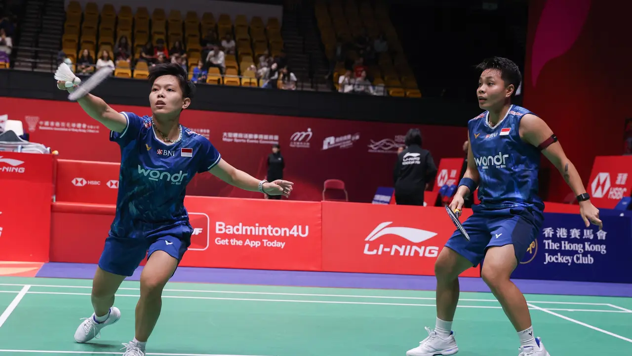 Apriyani Rahayu/Siti Fadia Silva Ramadhanti - Hong Kong Open 2025 - Bulu Tangkis