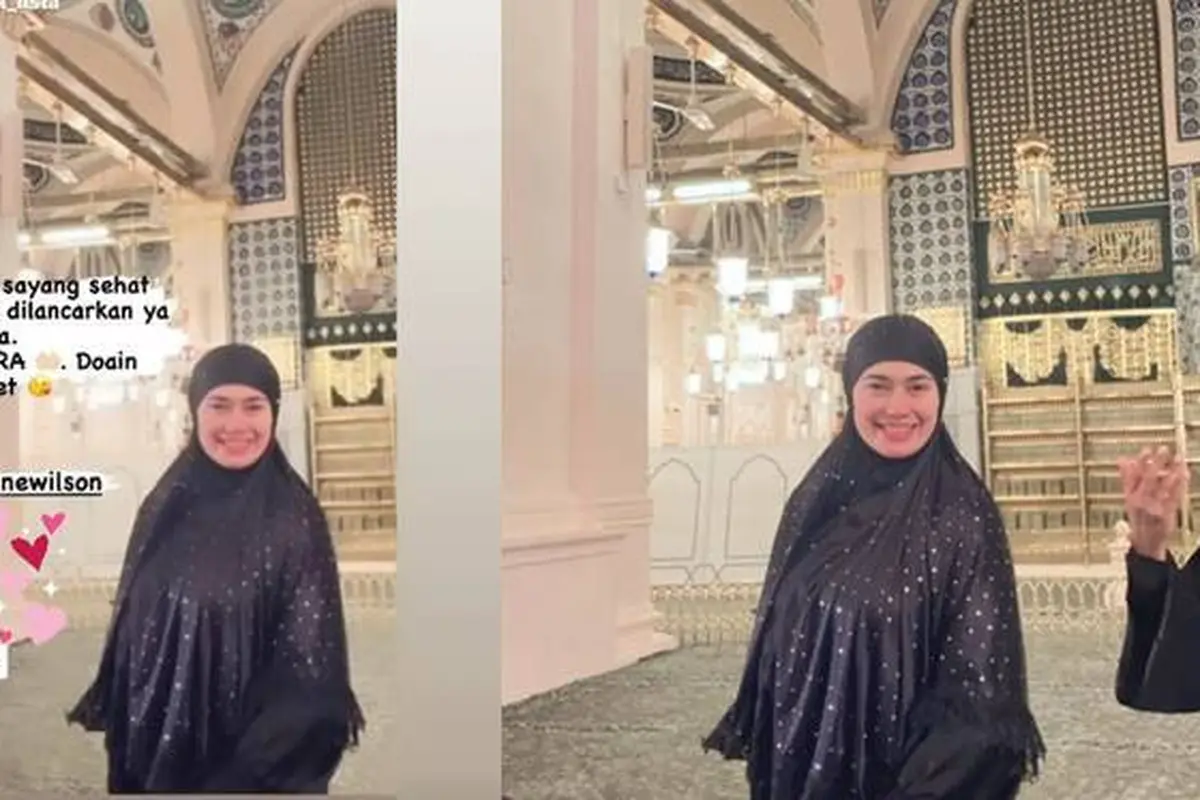 Jalani Ibadah, Ini 7 Potret Catherine Wilson Saat Umrah Ramadhan
