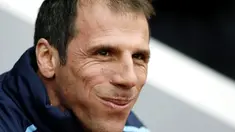 Gianfranco Zola manager of West Ham looks on before kick off against Manchester City during their Premier League football match at Upton Park in London on March 1, 2009. AFP PHOTO/IAN KINGTON