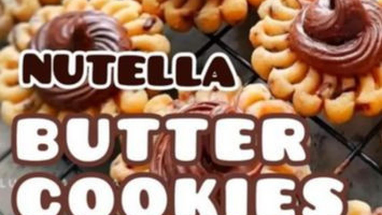 1. Ide Kue Lebaran Modern Kekinian: Nutella Butter Cookies<br>
