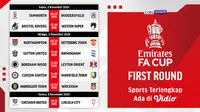 Jadwal dan Live Streaming FA Cup 2024/2025: First Round di Vidio