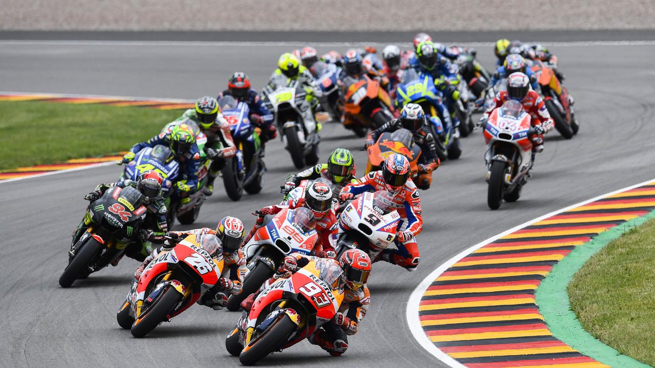 FOTO: Marquez Juara MotoGP Jerman, Rossi Finis Kelima