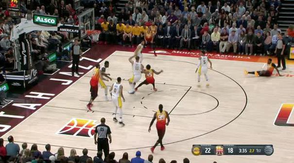 Berita video game recap NBA 2017-2018 antara Utah Jazz melawan LA Lakers dengan skor 117-110.