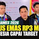 Bonus Rp3 Miliar Menanti Peraih Emas Asian Games 2026, Indonesia Capai Target 4 Emas