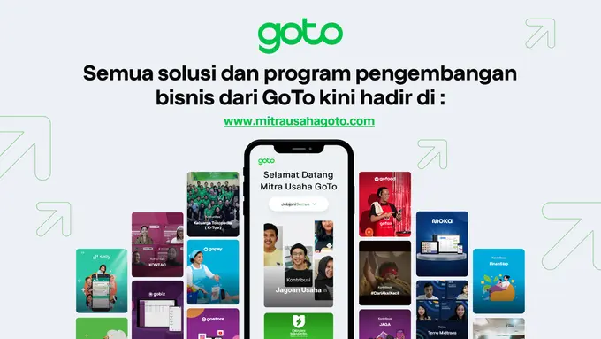 Situs web Mitra Usaha GoTo
