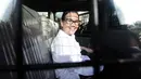 Terdakwa pemberi keterangan palsu Miryam S. Haryani meninggalkan Gedung KPK usai diperiksa, Jakarta, Rabu (10/1). Miryam diperiksa sebagai saksi tersangka dugaan korupsi e-KTP, Anang Sugiana Sudihardjo (ASS). (Liputan6.com/Helmi Fithriansyah)