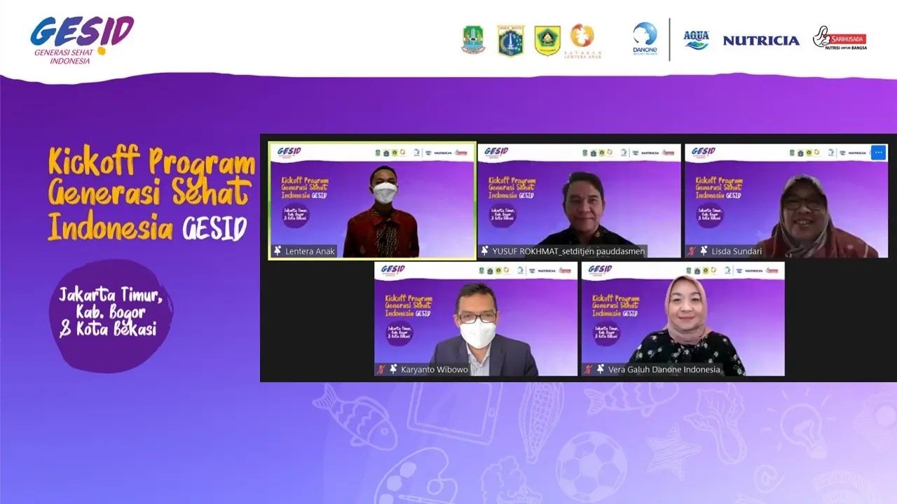 Danone Indonesia mensosialisasikan panduan GESID (Generasi Sehat Indonesia) bersama Yayasan Lentera Anak
