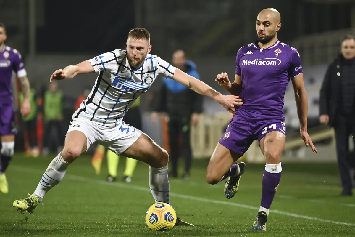 Liga Italia Fiorentina vs Inter Milan